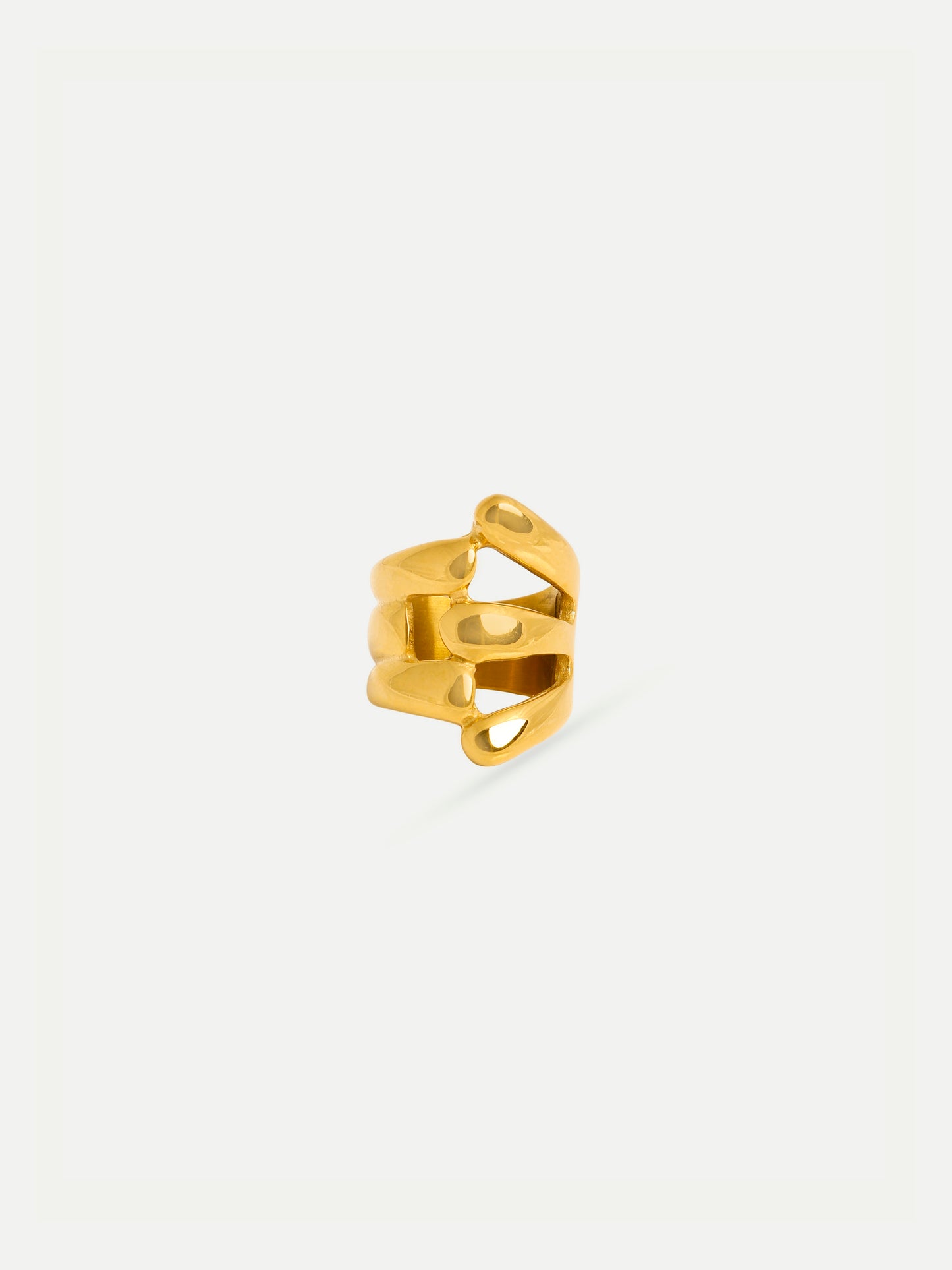18KT Gold-Plated Five Orb Wrap Ring | Waterproof, Hypoallergenic, Tarnish-Free