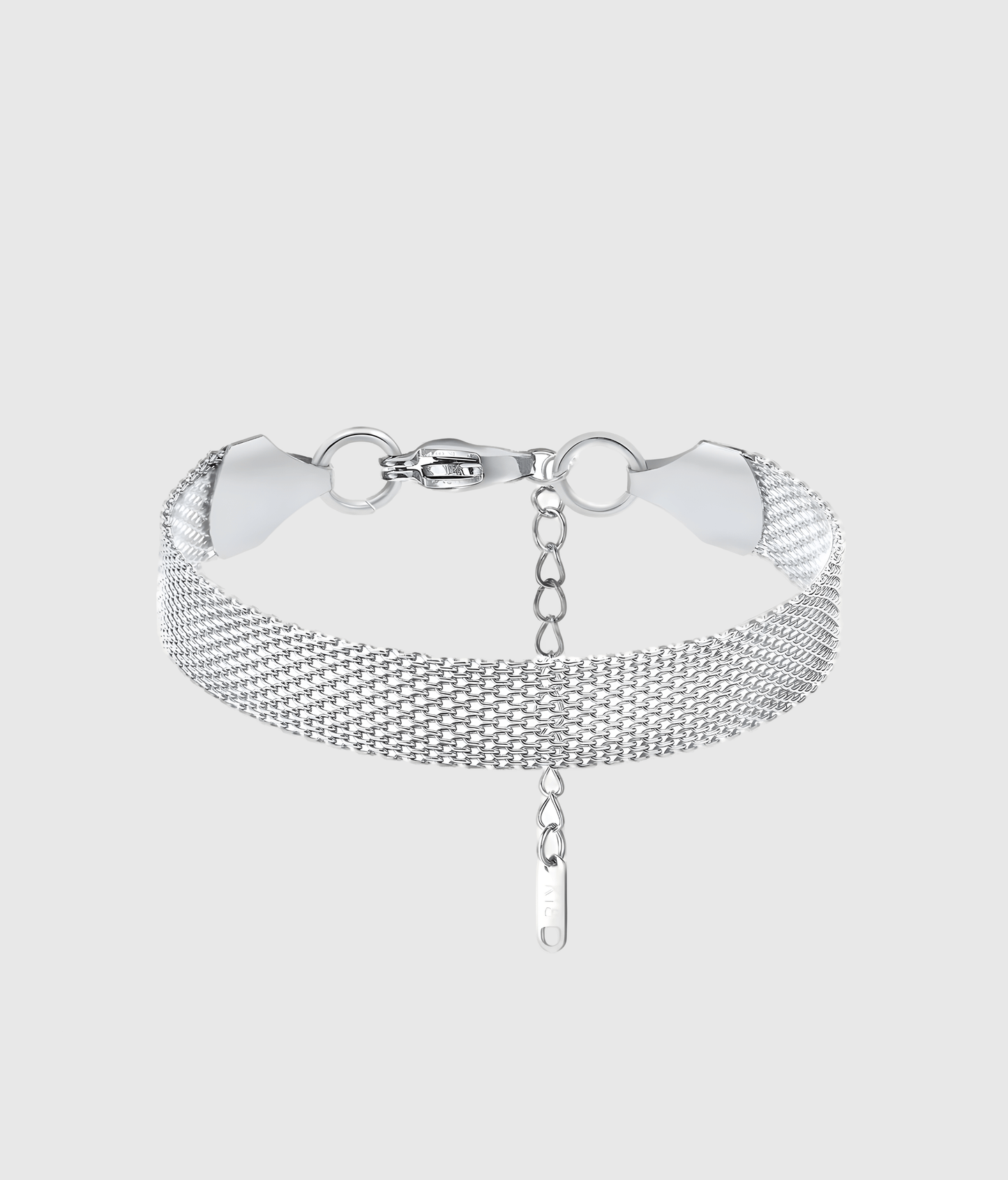 Silver Mesh Chain Bracelet - OUZELJewellery