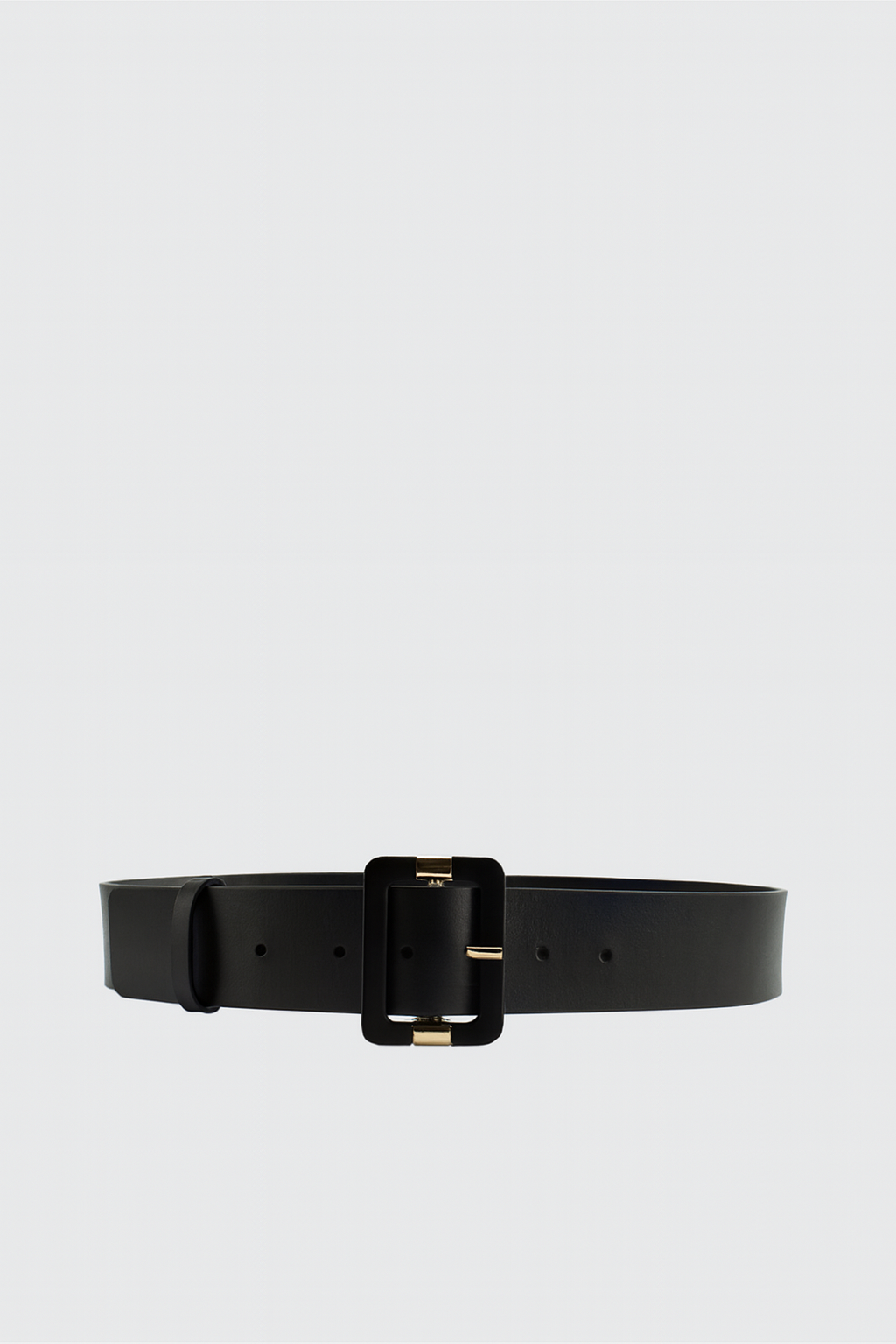 ELYNA Rectangle Buckle Leather belt