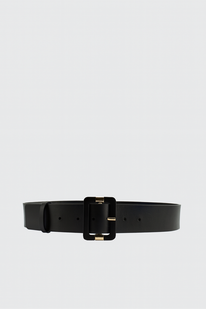 ELYNA Rectangle Buckle Leather belt