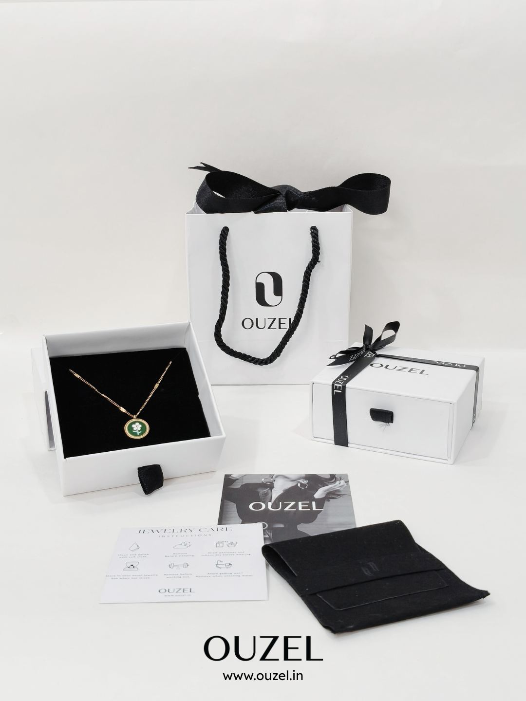 Two-Tone Double Hoop Earrings