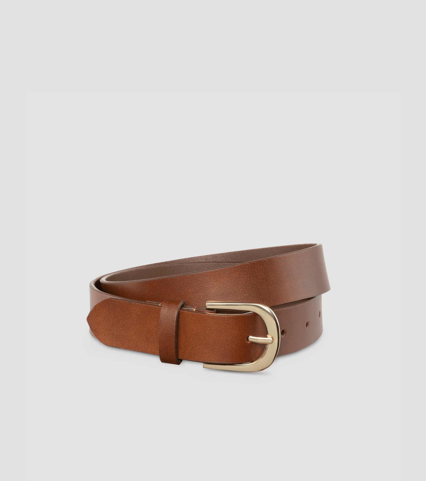 ELEA Italian Leather Belt- Brown - OUZELLeather Belts