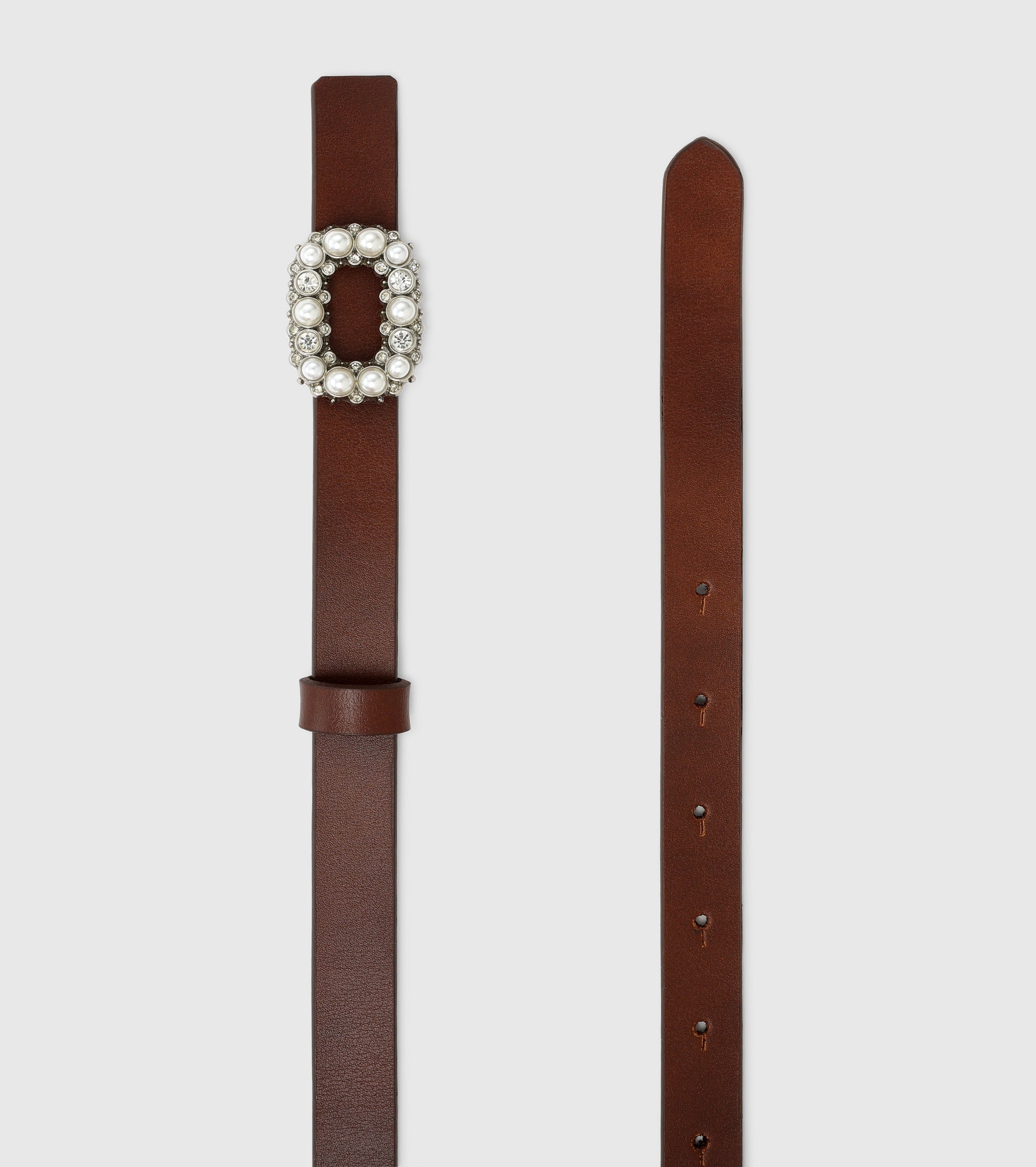 GLIMTE Embellished Italian Leather Belt Pack- Black and Brown - OUZELLeather Belts