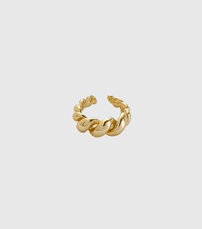 Gold Croissant Ring - OUZELJewellery