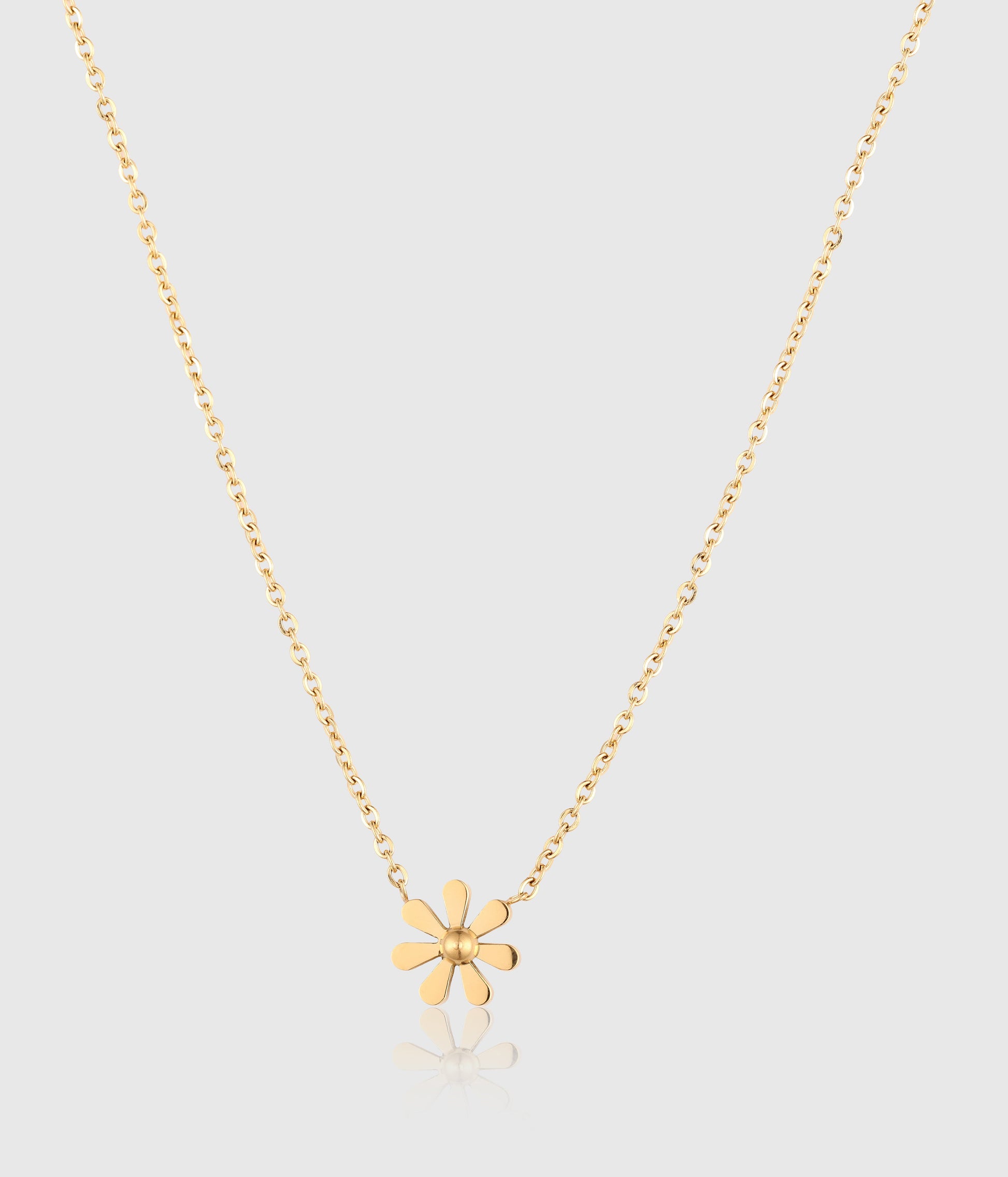 Gold Daisy Pendant Necklace - OUZELApparel & Accessories