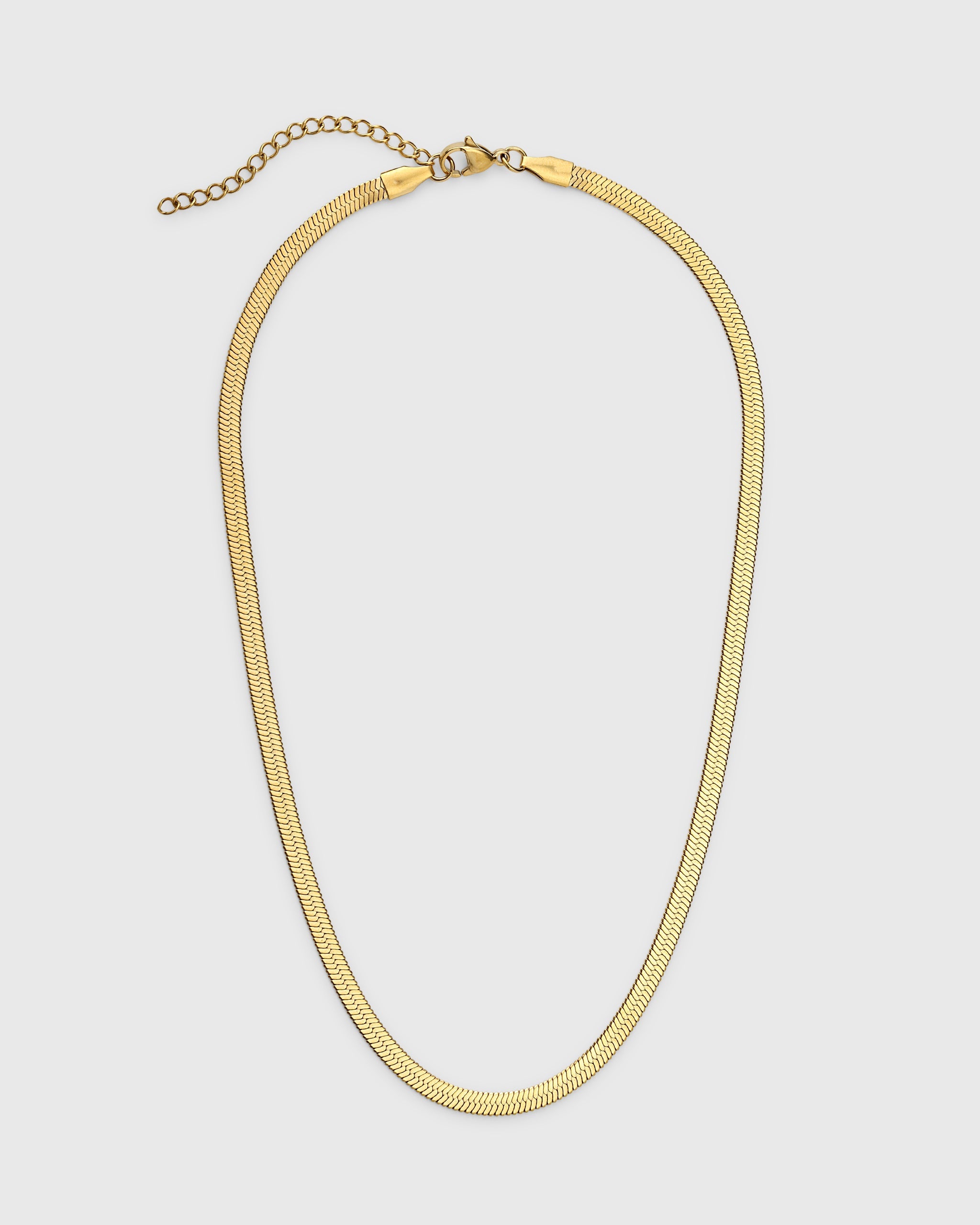 Gold Herringbone Chain – Ornamental Things