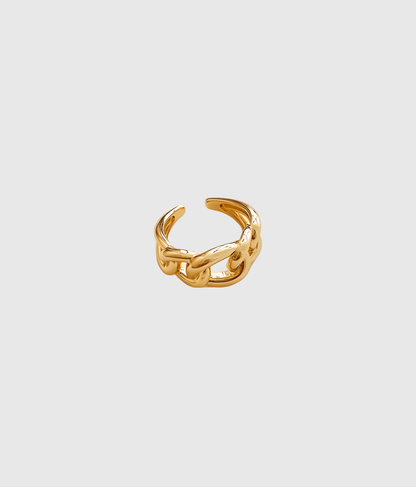 Gold Linked Up Ring - OUZELJewellery