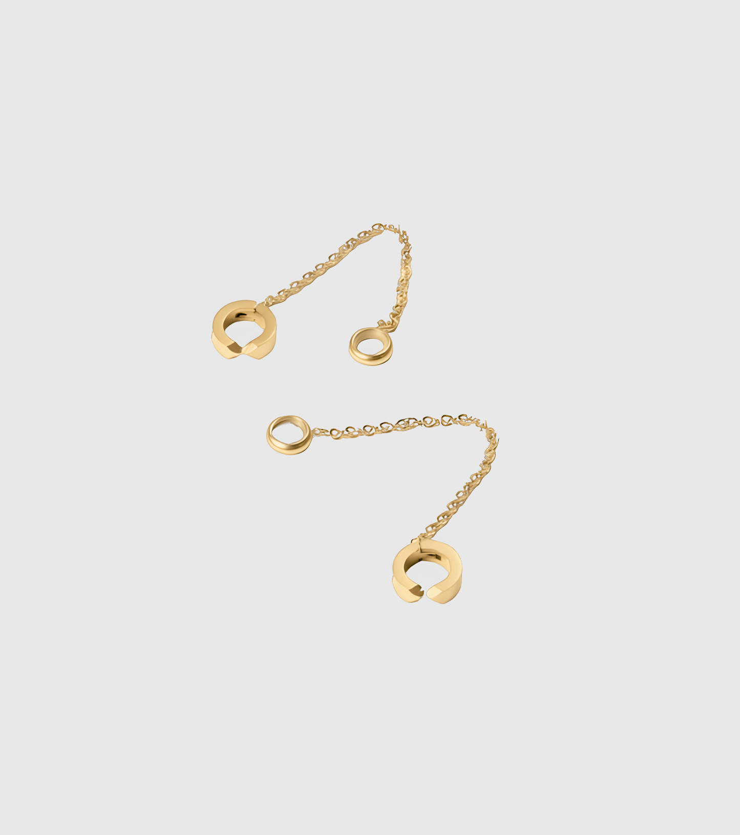 Gold Pod Ear Cuff - OUZELJewellery