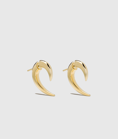 Gold Talons Earrings - OUZELJewellery