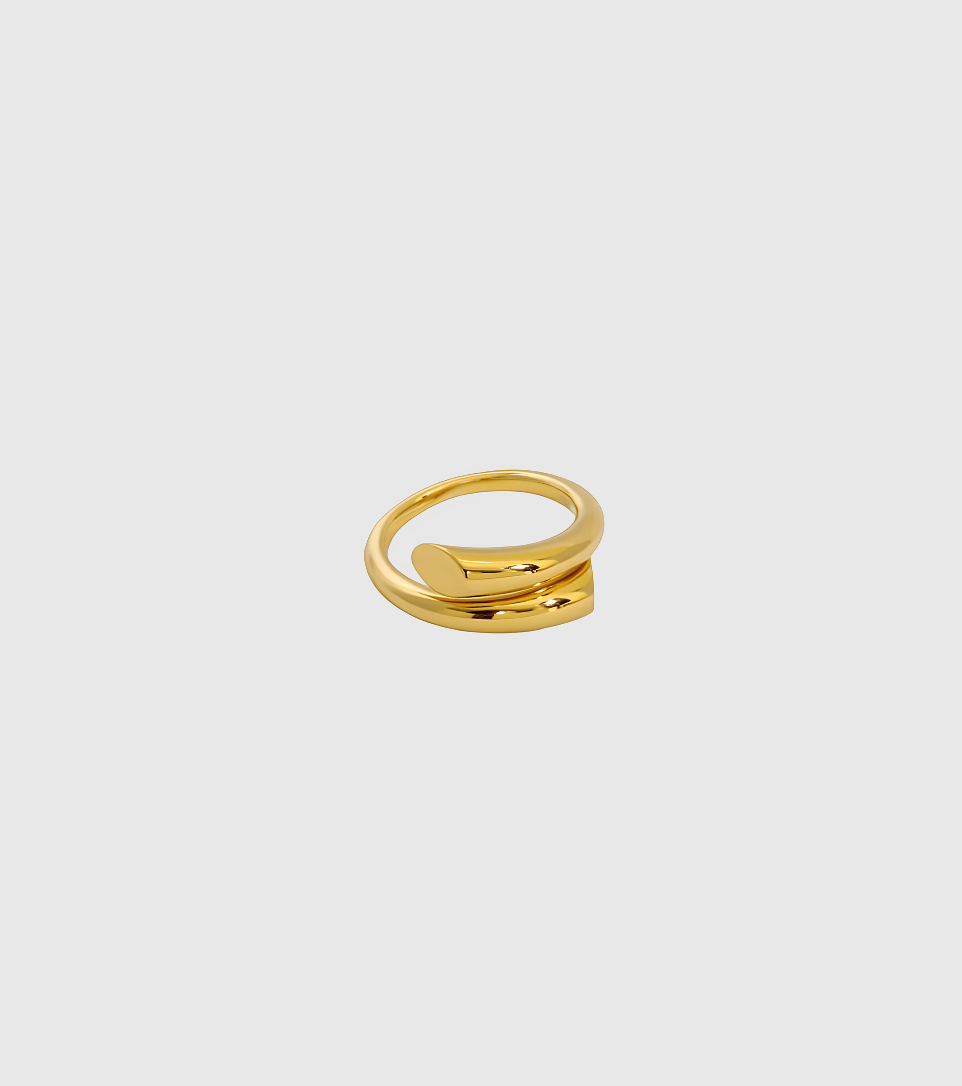 Gold Wraparound Ring - OUZELJewellery