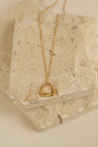 Love Knot Pendant Necklace - OUZELJewellery