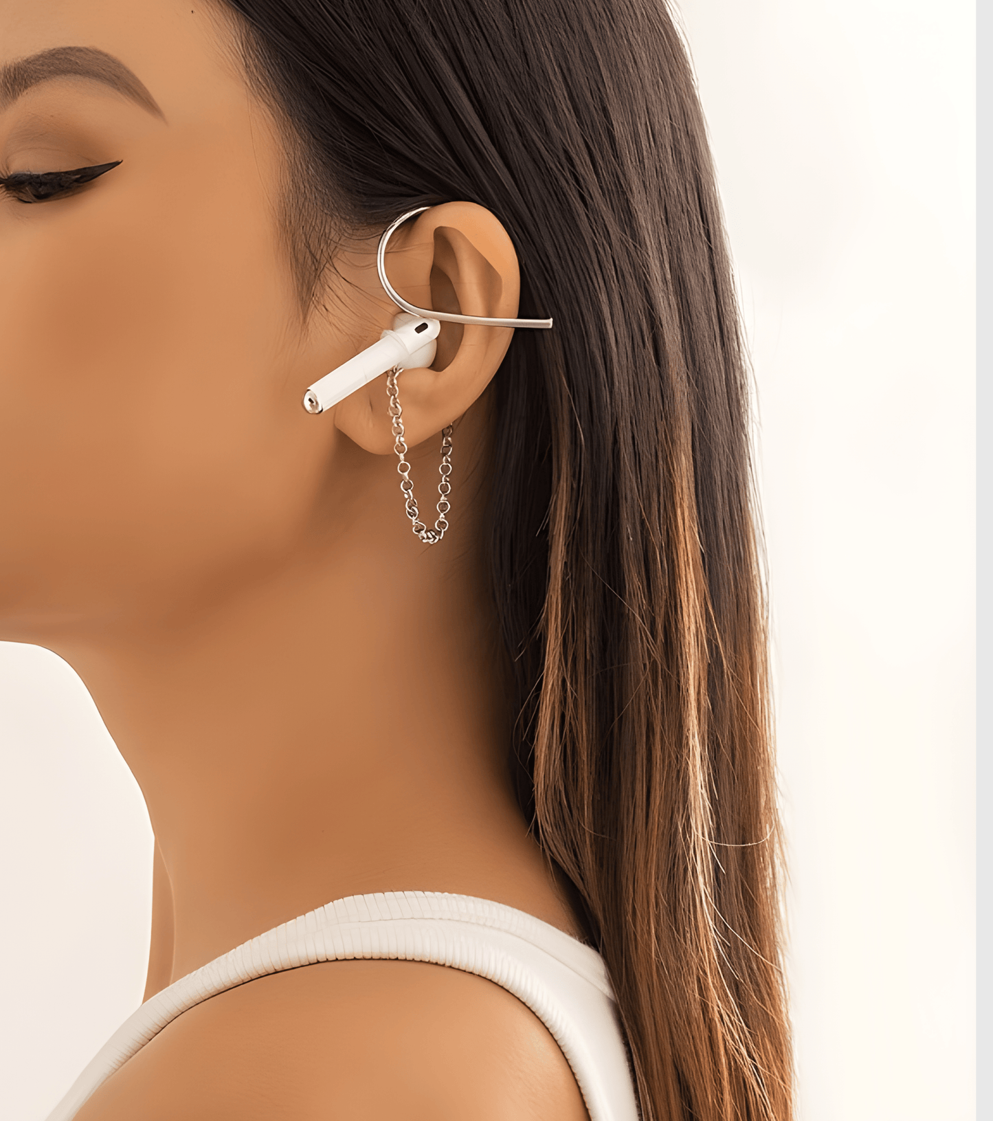 Silver Molten Pod Ear Cuffs - OUZELJewellery