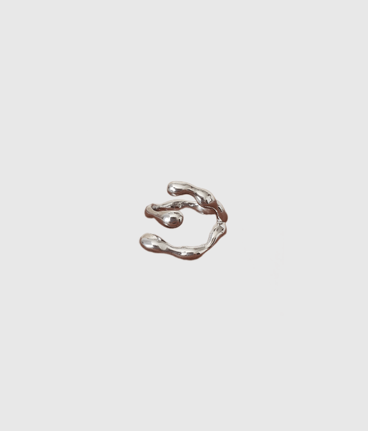 Silver Sculpted Ring - OUZELJewellery