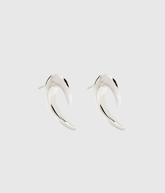 Silver Talons Earrings - OUZELJewellery