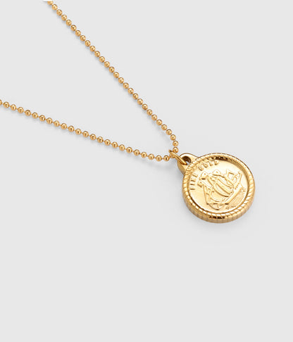 Small Coin Pendant Necklace - OUZELJewellery